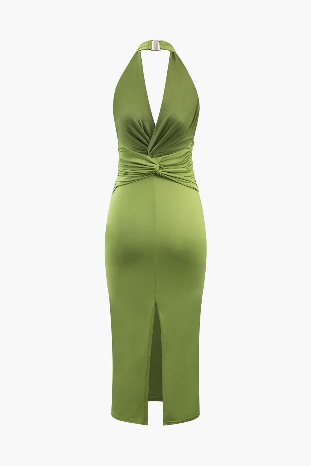Twist Front Halter Midi Dress sold by Micas product image thumbnail 2