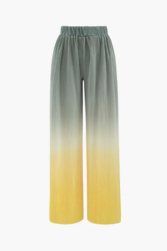 Ombre Plisse Pants sold by Micas