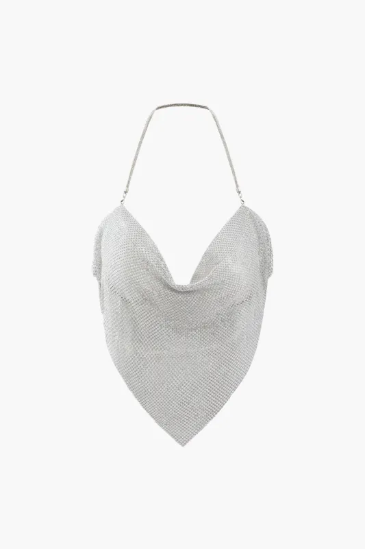Chainmail Halter Cami Top sold by Micas