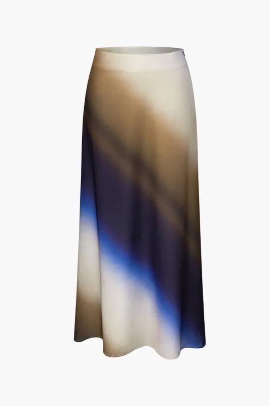 Tie Dye Maxi Skirt sold by Micas