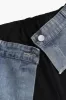 Denim Patchwork Pocket Trousers sold by Micas