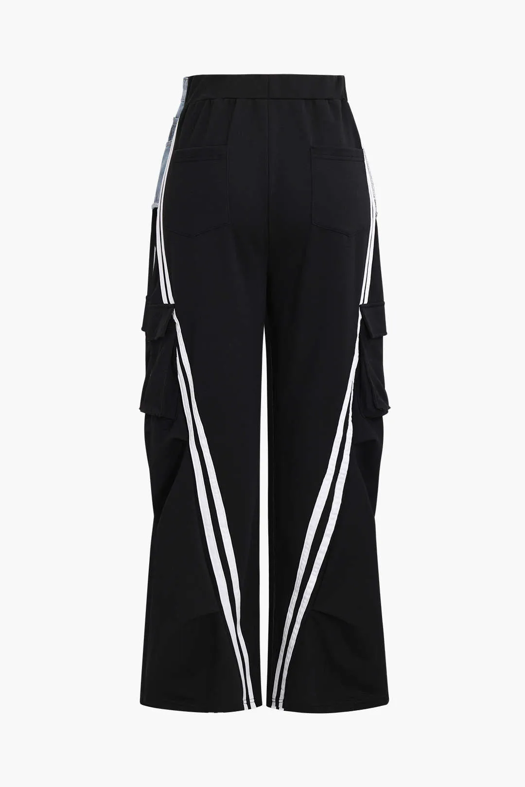 Denim Patchwork Pocket Trousers sold by Micas product image thumbnail 2