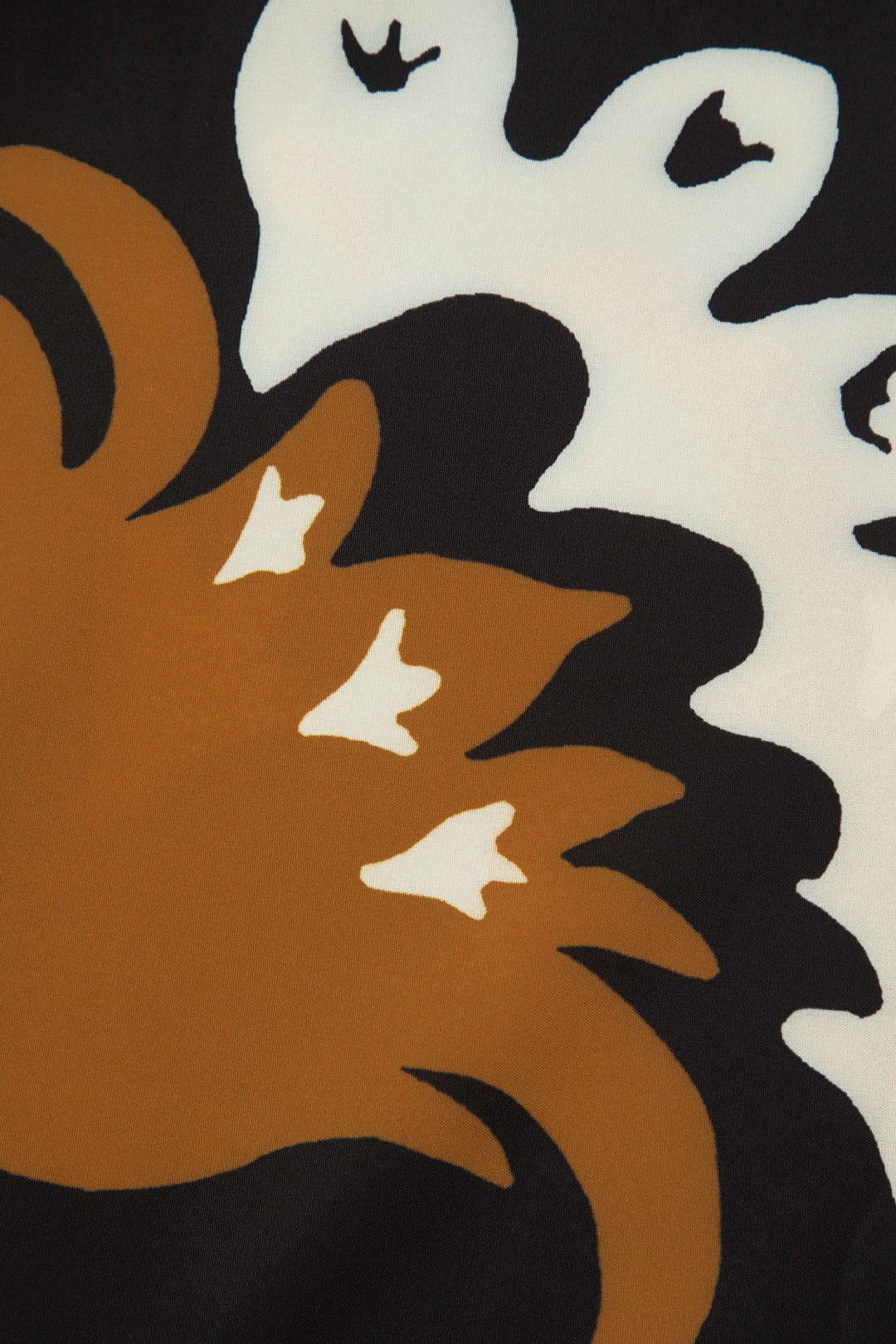 High Waisted Floral Pocket Pleated Straight Leg Pants sold by Micas product image thumbnail 3