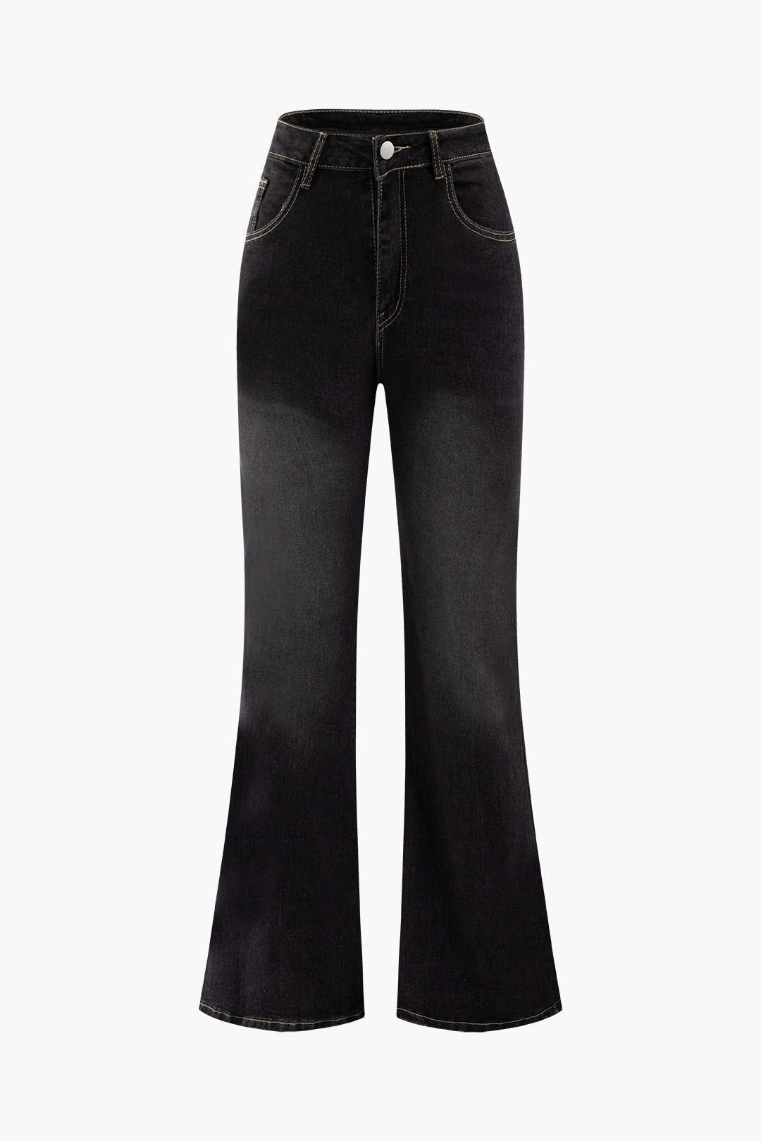 Faded Flare Leg eans sold by Micas