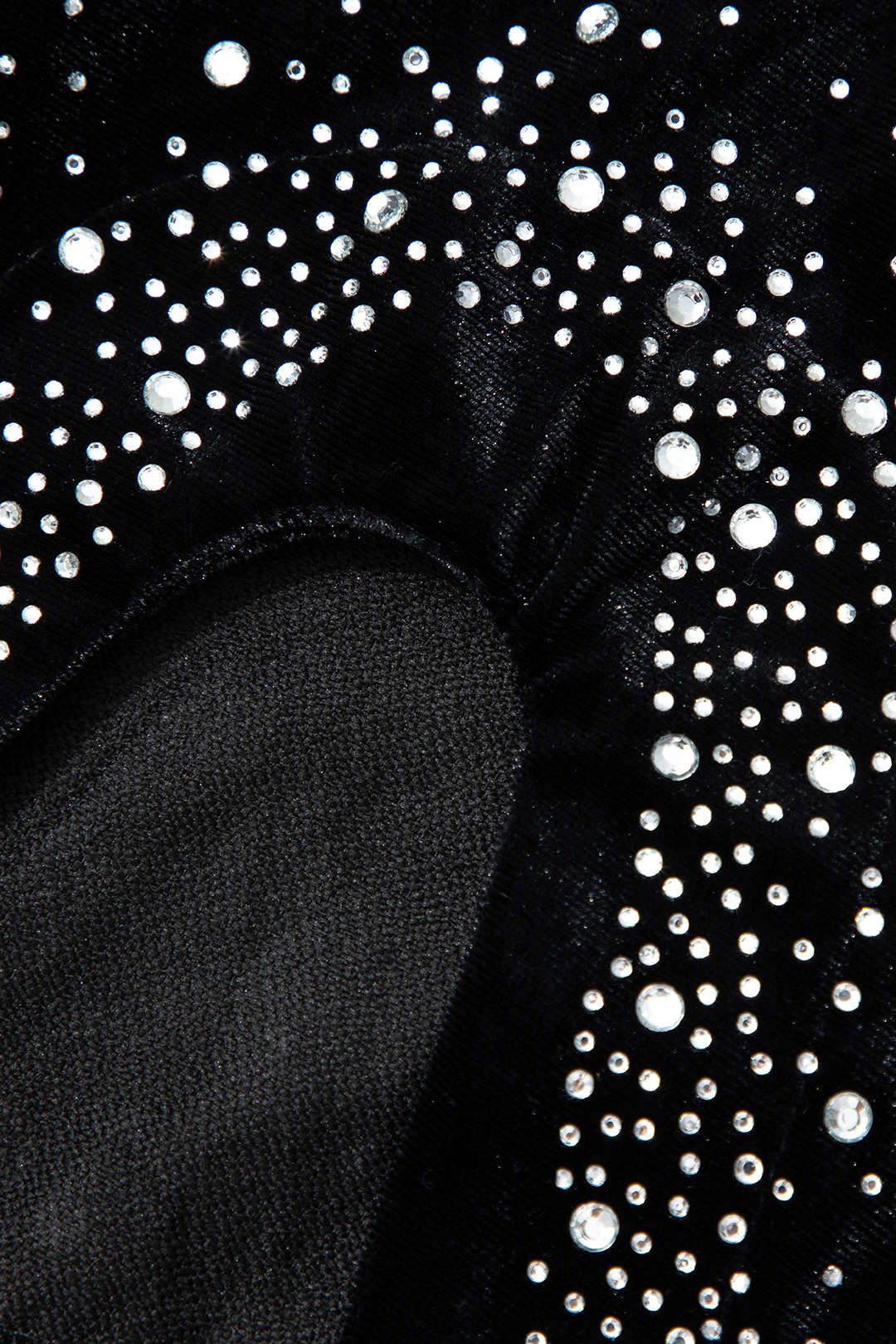 Velvet Rhinestone Decor Mini Skirt sold by Micas product image thumbnail 4