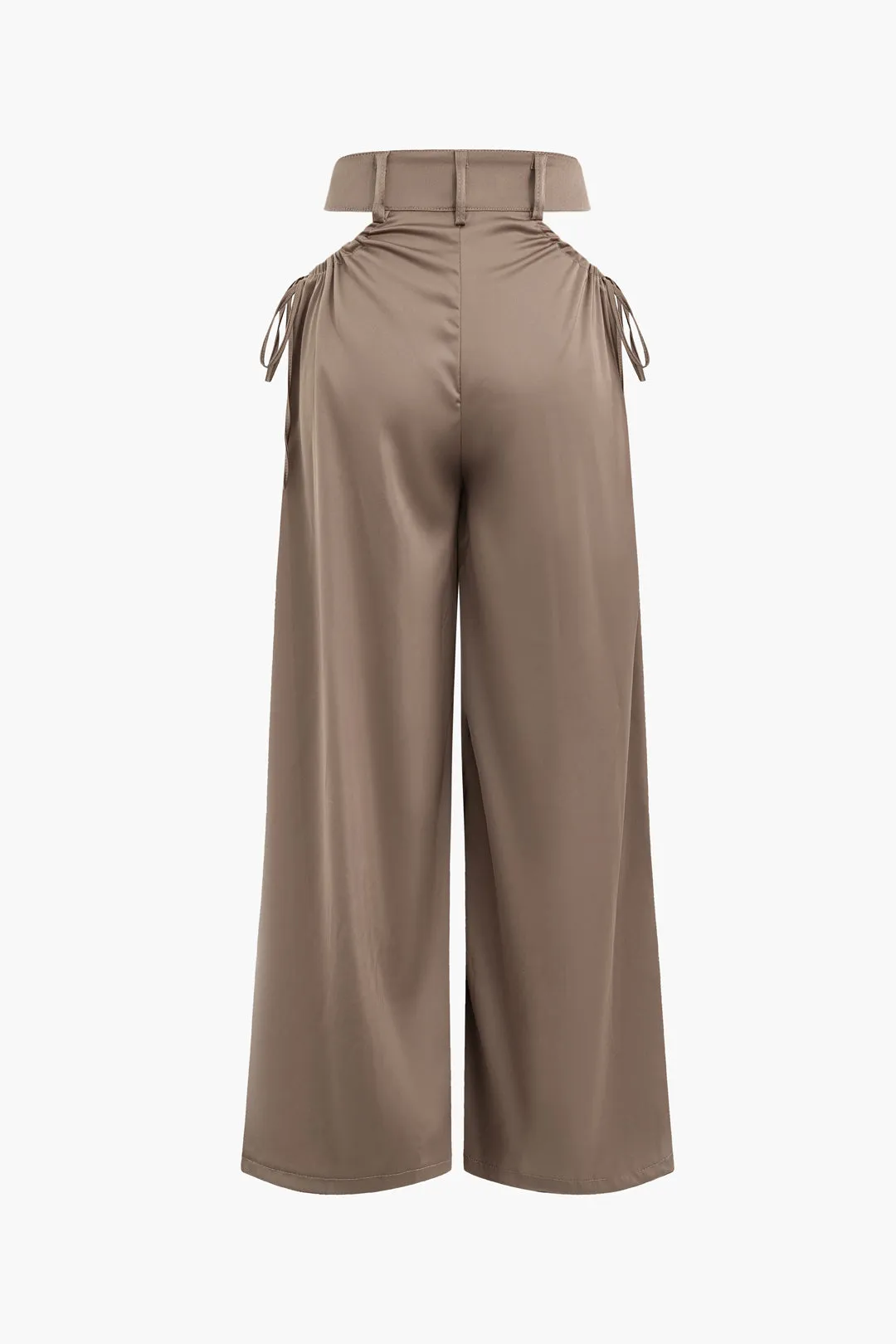 Solid Cut Out Wide Leg Trousers sold by Micas product image thumbnail 2