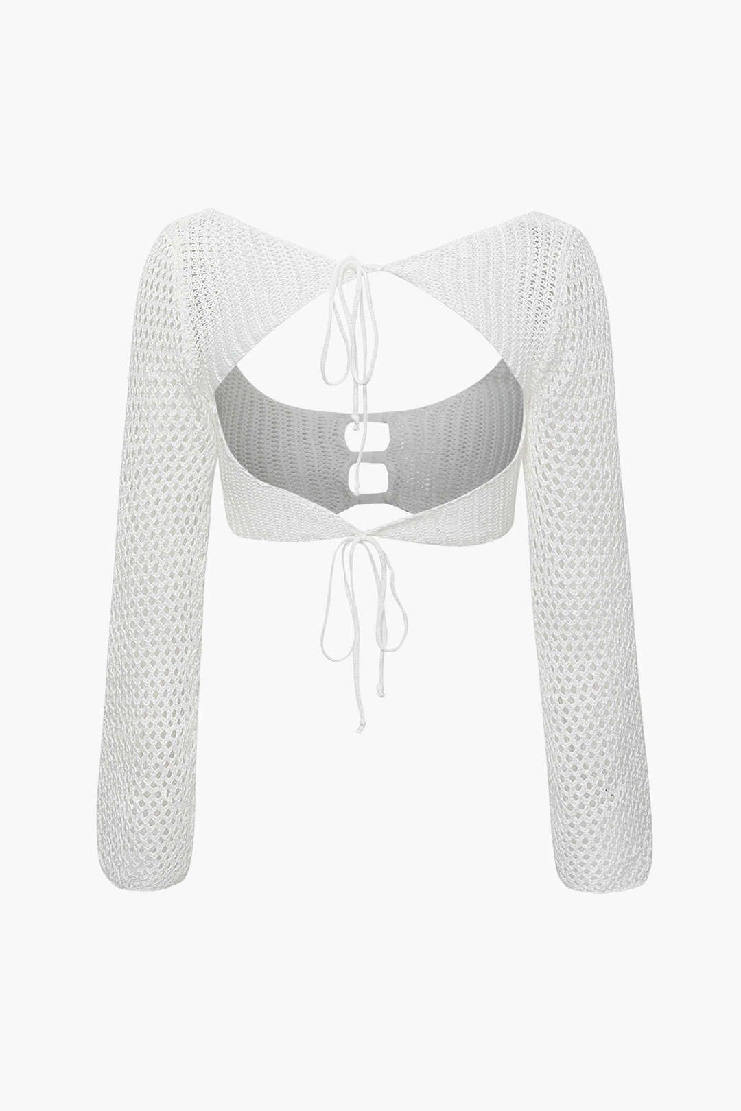 Tie Back Crochet Crop Top And Maxi Skirt Set sold by Micas product image thumbnail 5