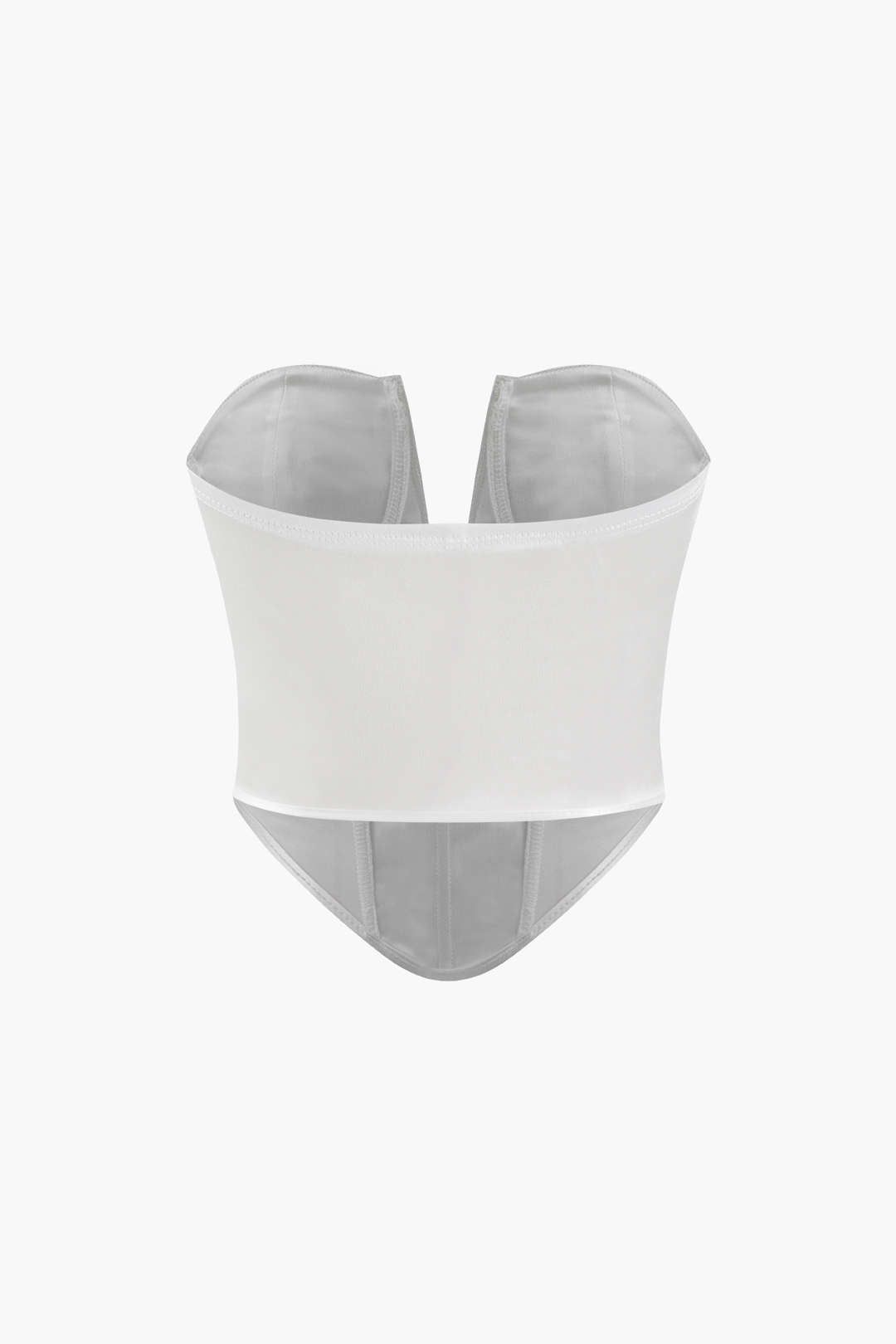 V-neck Strapless Corset Top sold by Micas product image thumbnail 2