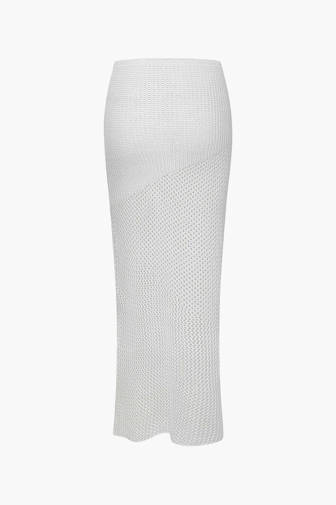 Tie Back Crochet Crop Top And Maxi Skirt Set sold by Micas product image thumbnail 6