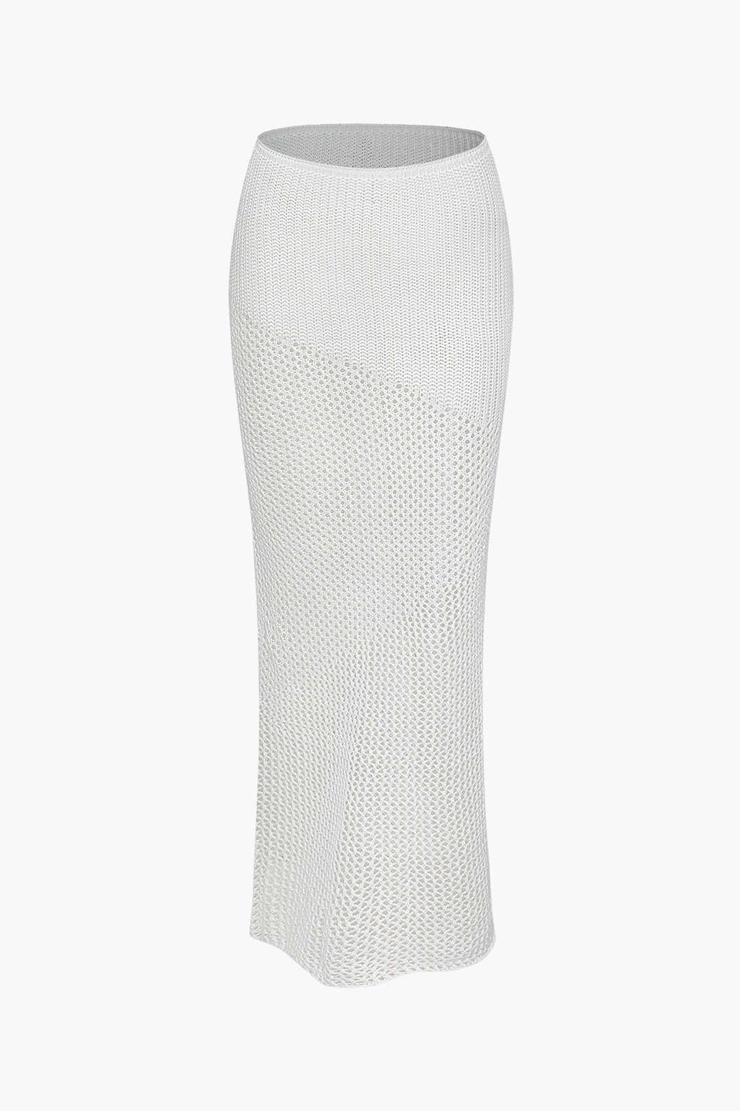 Tie Back Crochet Crop Top And Maxi Skirt Set sold by Micas product image thumbnail 4