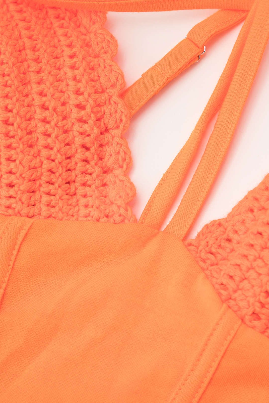 Strappy Corset Bodysuit And Knit Cover-up Skirt Set sold by Micas product image thumbnail 7