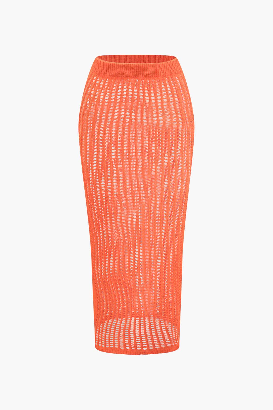 Strappy Corset Bodysuit And Knit Cover-up Skirt Set sold by Micas product image thumbnail 3