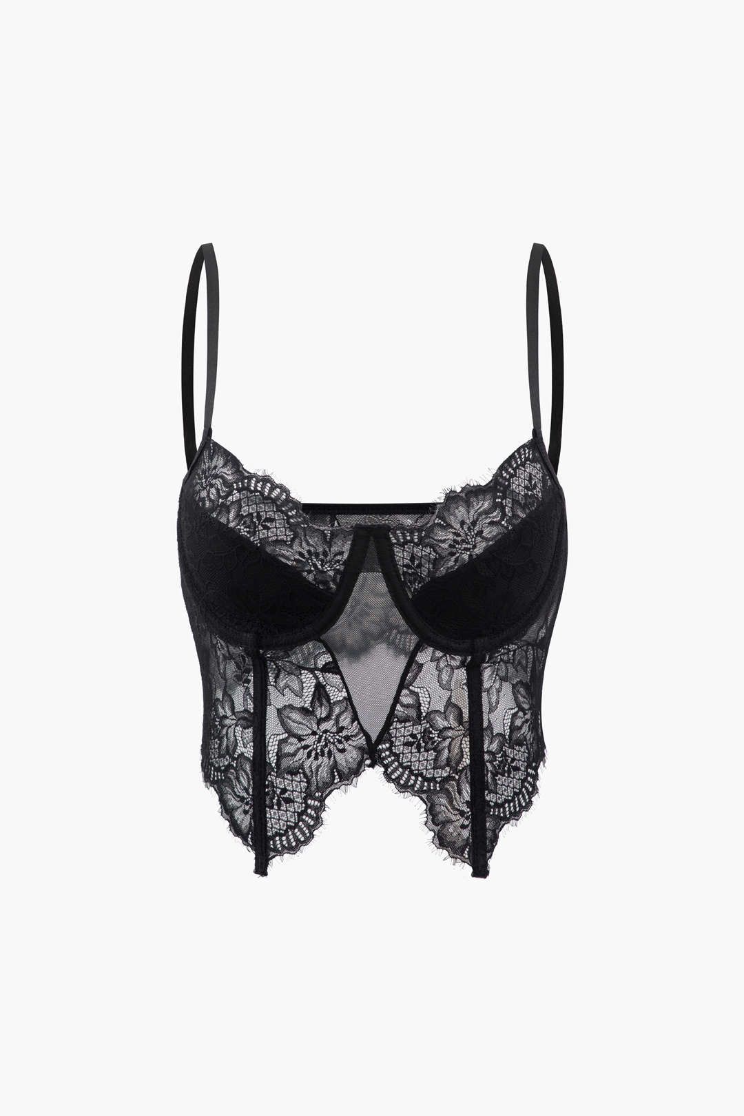 Floral Lace Crop Cami Top sold by Micas