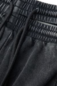 Distressed Tie Waist Pocket Straight Leg Pants sold by Micas