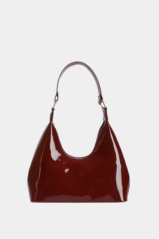 Patent Leather Shoulder Handheld Bag sold by Micas