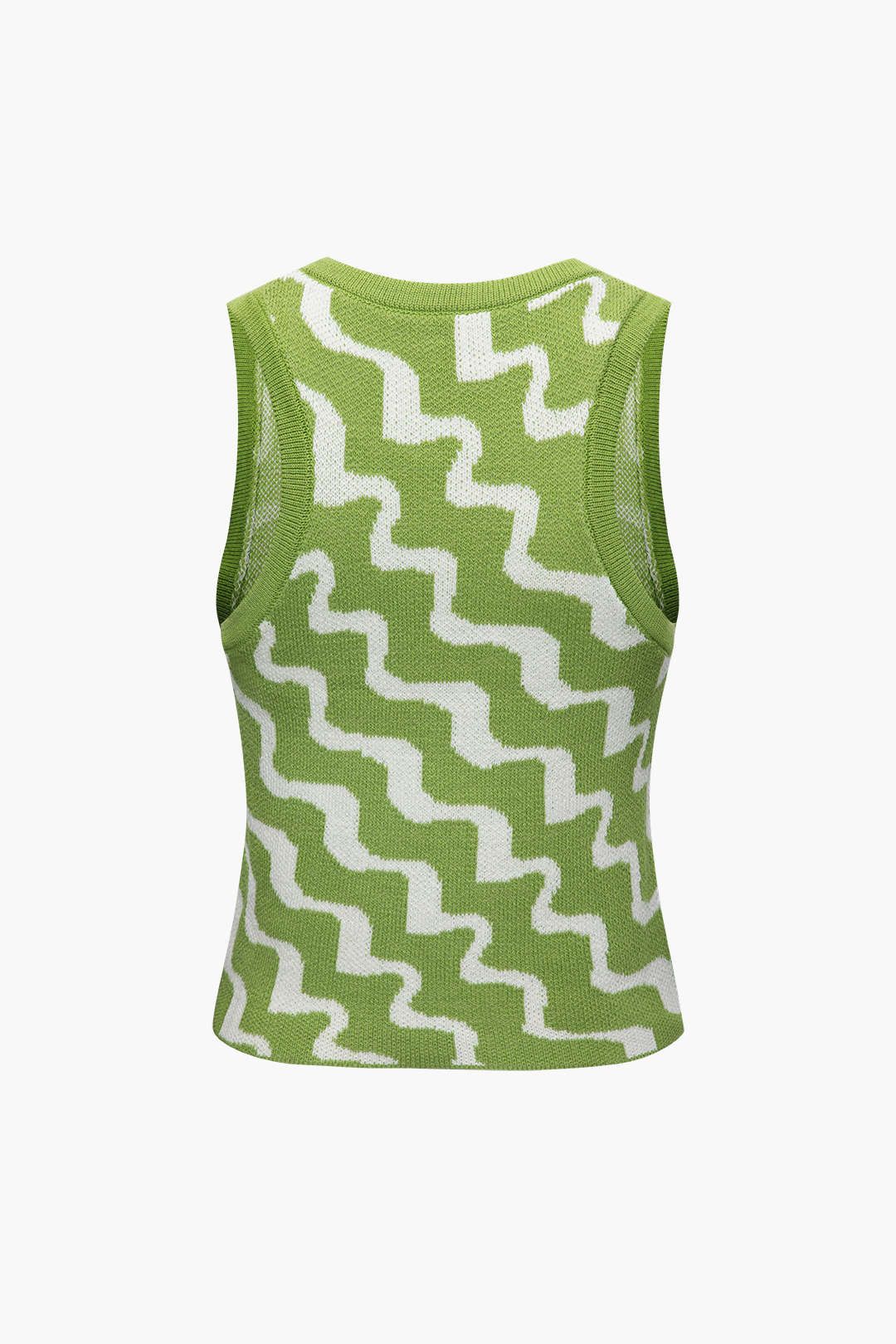 Wavy Pattern Knit Tank Top sold by Micas product image thumbnail 2