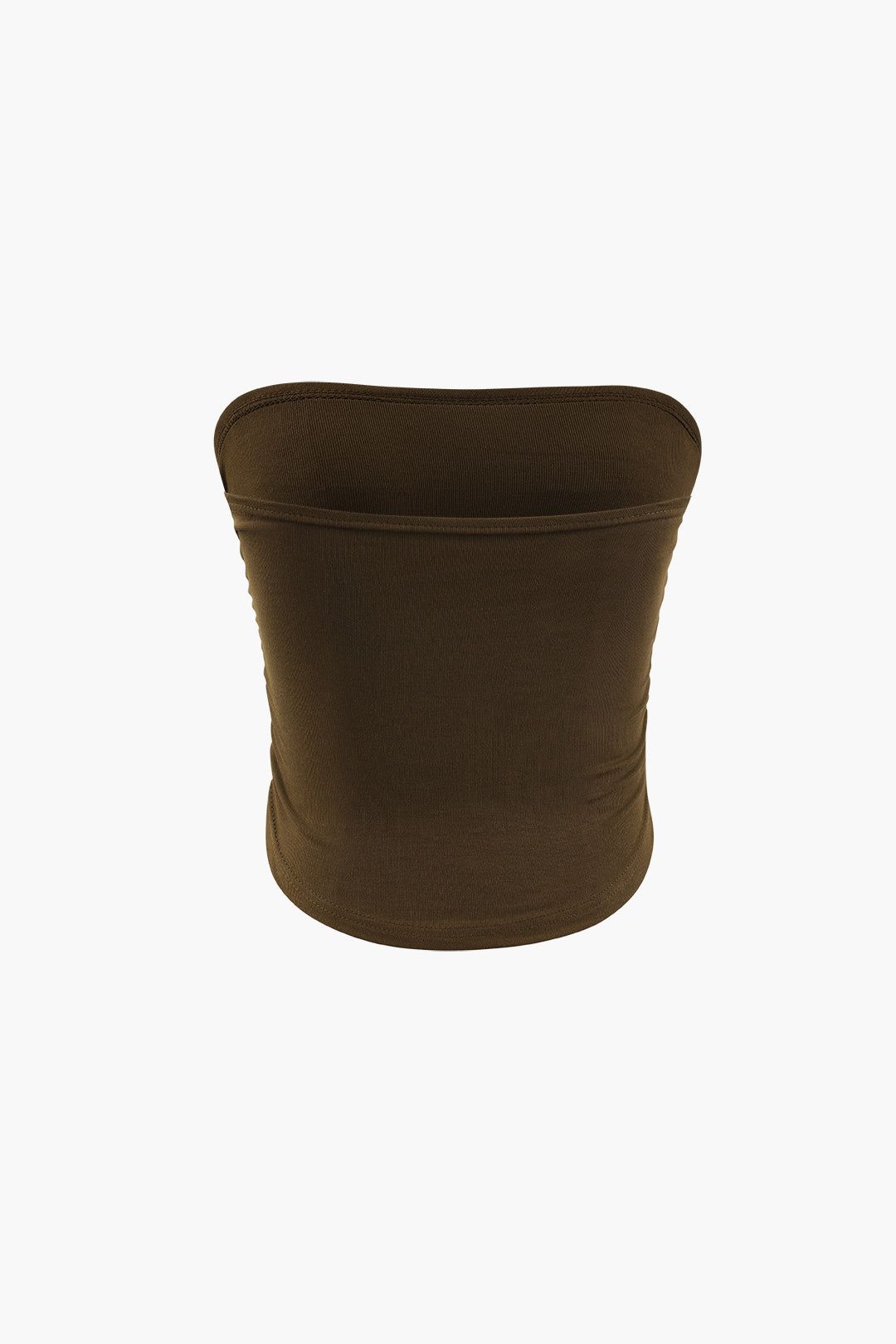 Curved Hem Strapless Tube Top sold by Micas product image thumbnail 2