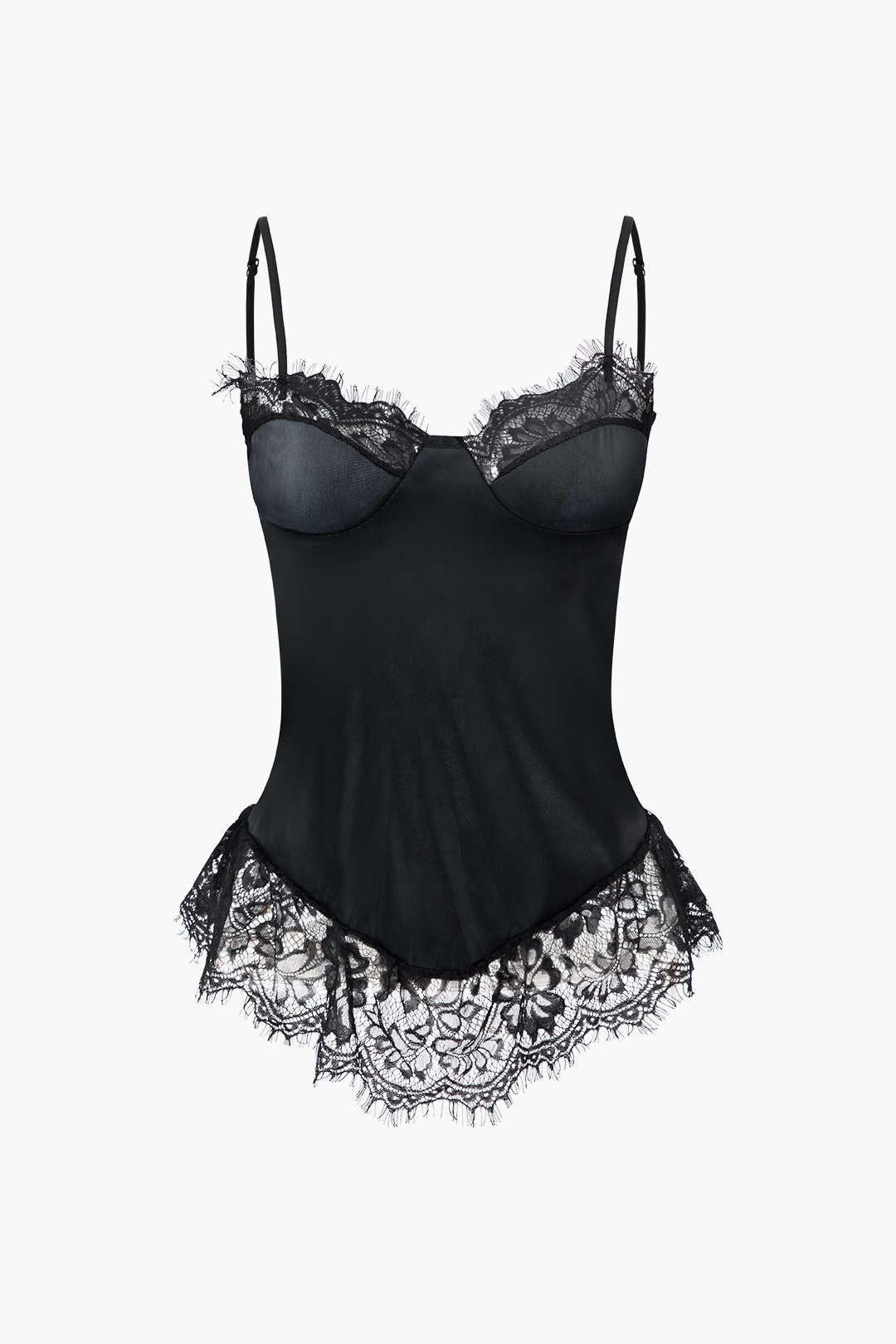 Lace Trim Cami Top sold by Micas