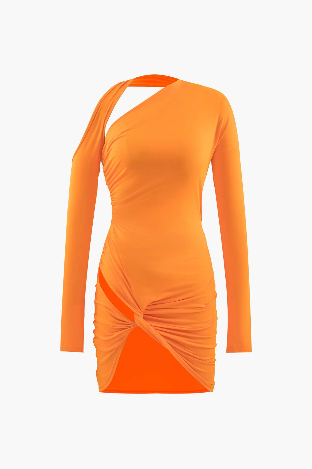 Asymmetric Cut Out Mini Dress sold by Micas