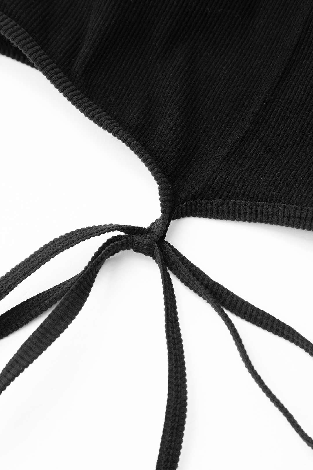 Tie Hem Rib Knit Tank Top sold by Micas product image thumbnail 4