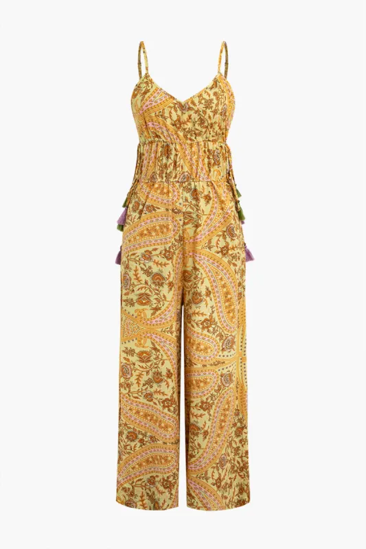 Etnisk print kvast Cami Jumpsuit sold by Micas