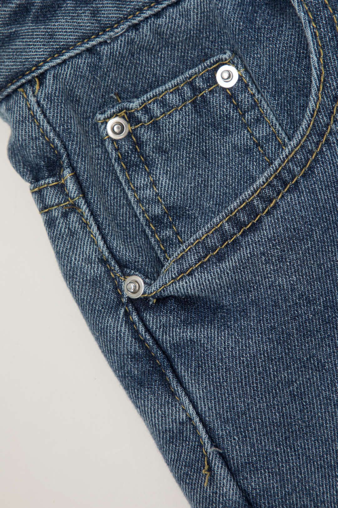 Button Front Denim Strapless Jumpsuit sold by Micas product image thumbnail 5