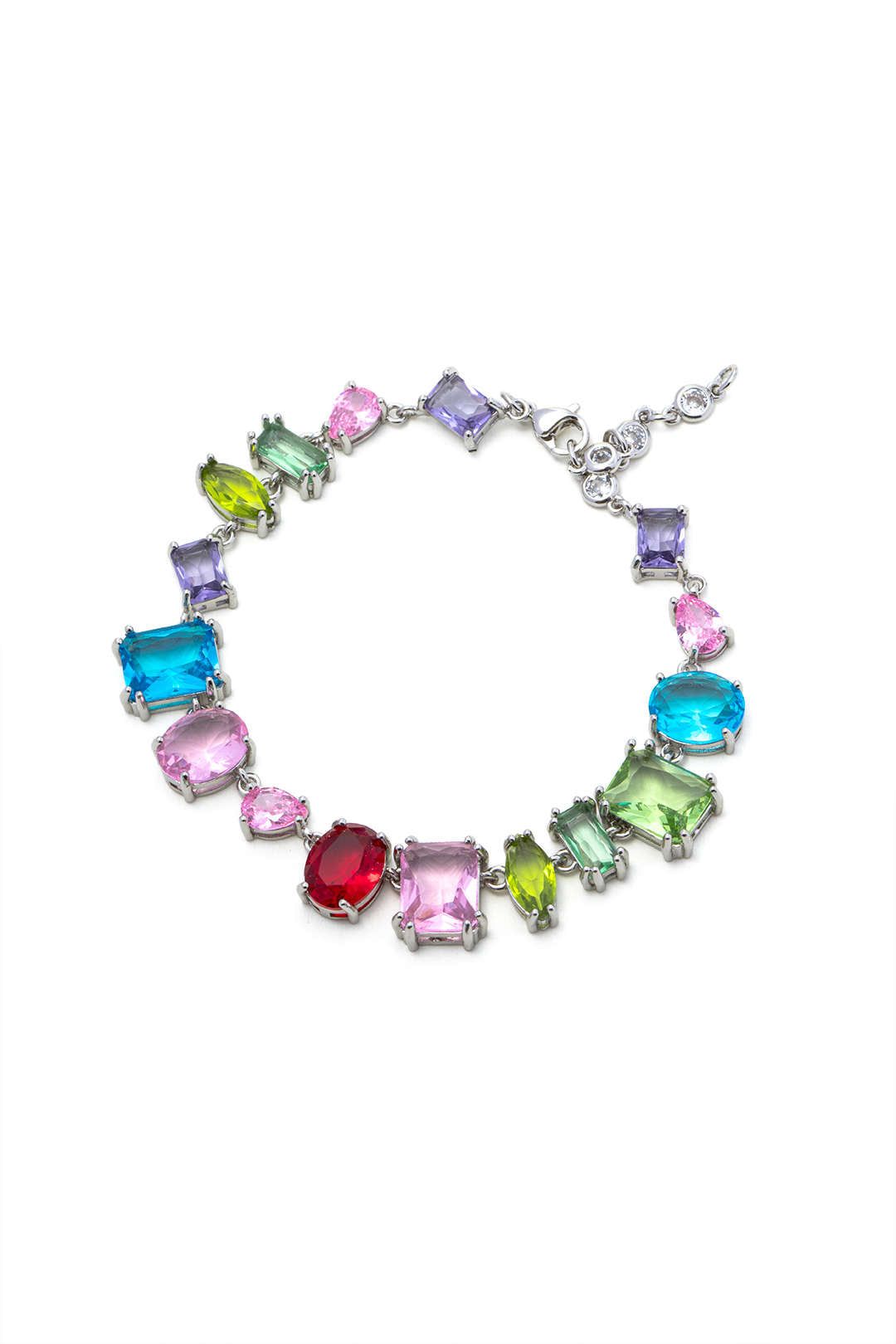 Rainbow Crystal Bracelet sold by Micas