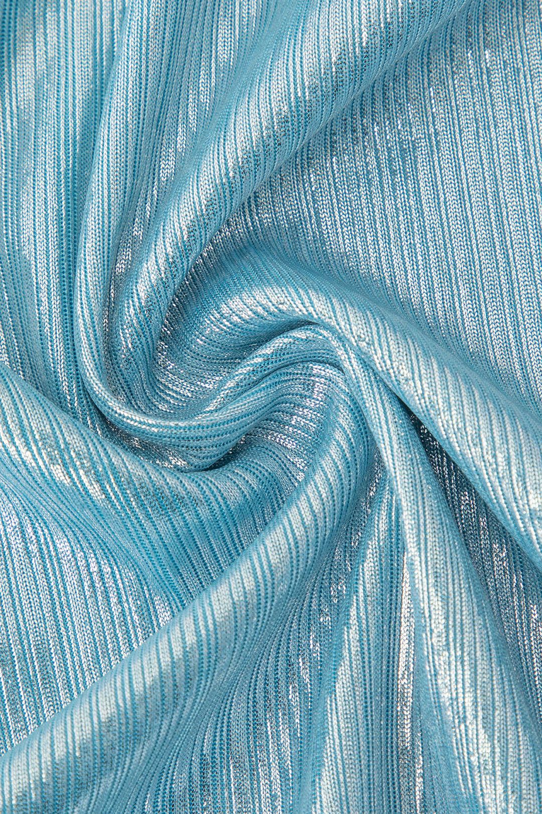 Metallic Twist Crop Tube Top And Maxi Skirt Set sold by Micas product image thumbnail 7