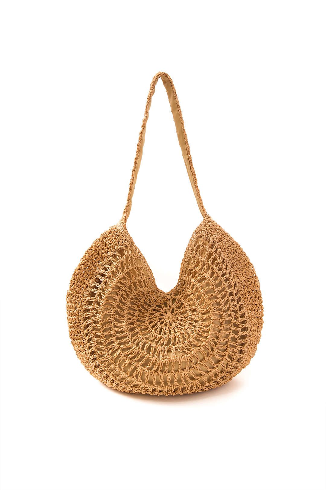 Straw Woven Shoulder Bag sold by Micas