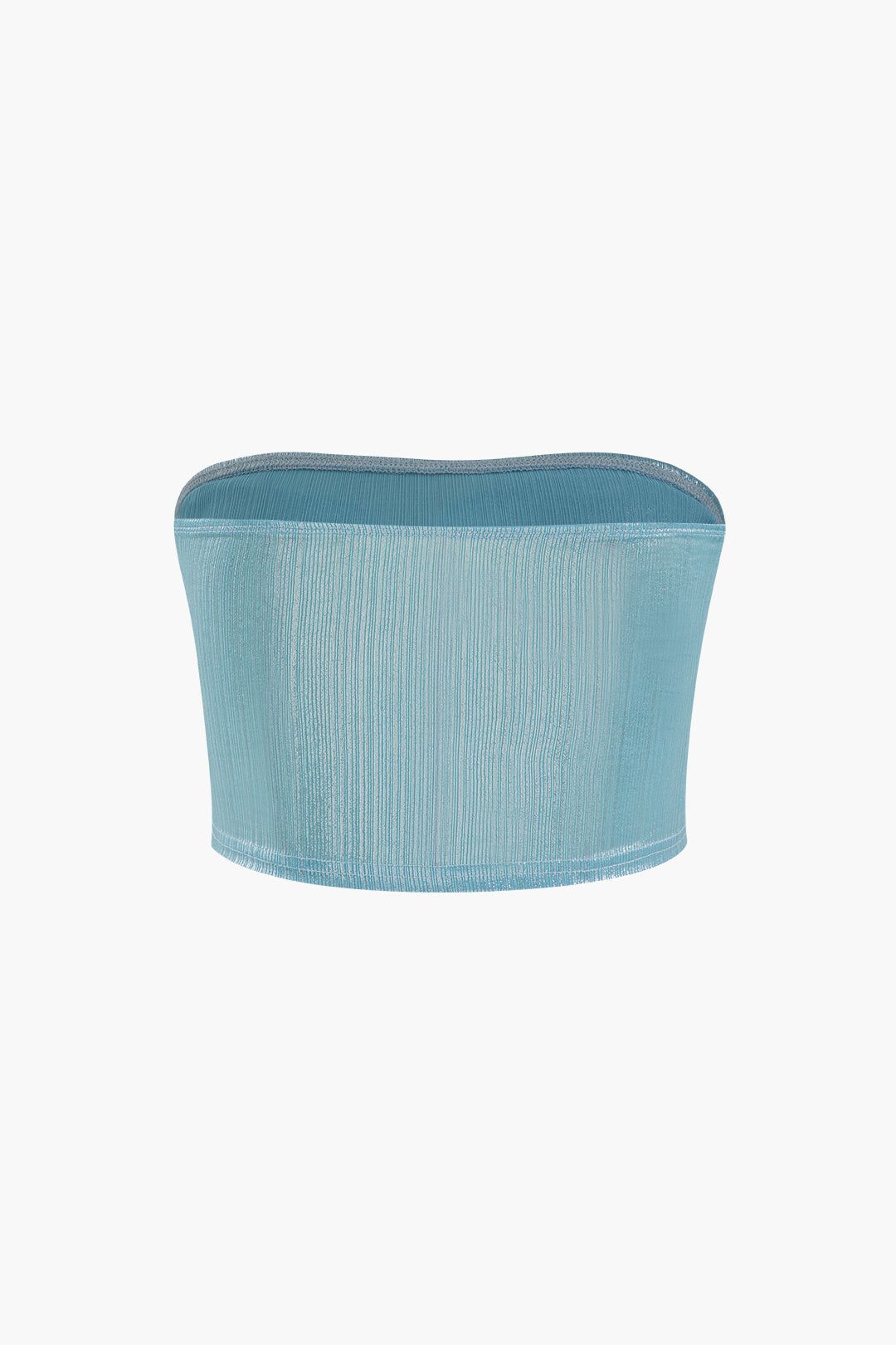 Metallic Twist Crop Tube Top And Maxi Skirt Set sold by Micas product image thumbnail 4