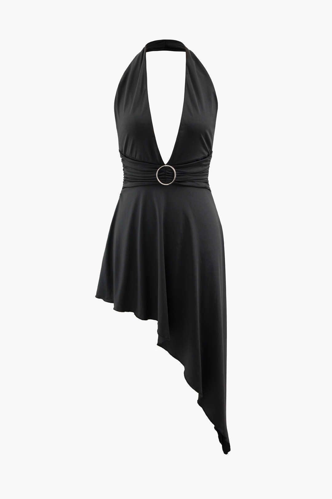 Asymmetric Halter Neck Dress sold by Micas