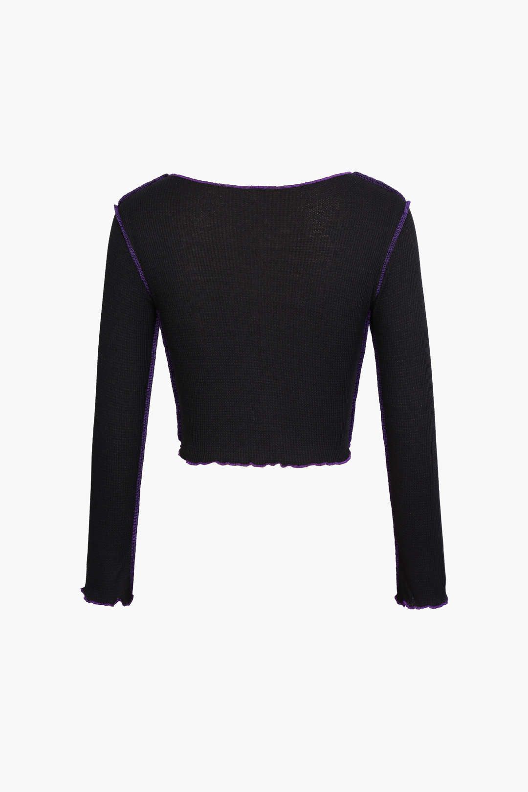 Seam Detail Long Sleeve Top sold by Micas product image thumbnail 3