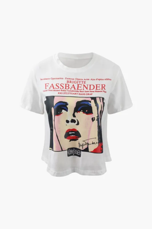 Brigitte Pop Art Short Sleeve T-Shirt sold by Micas