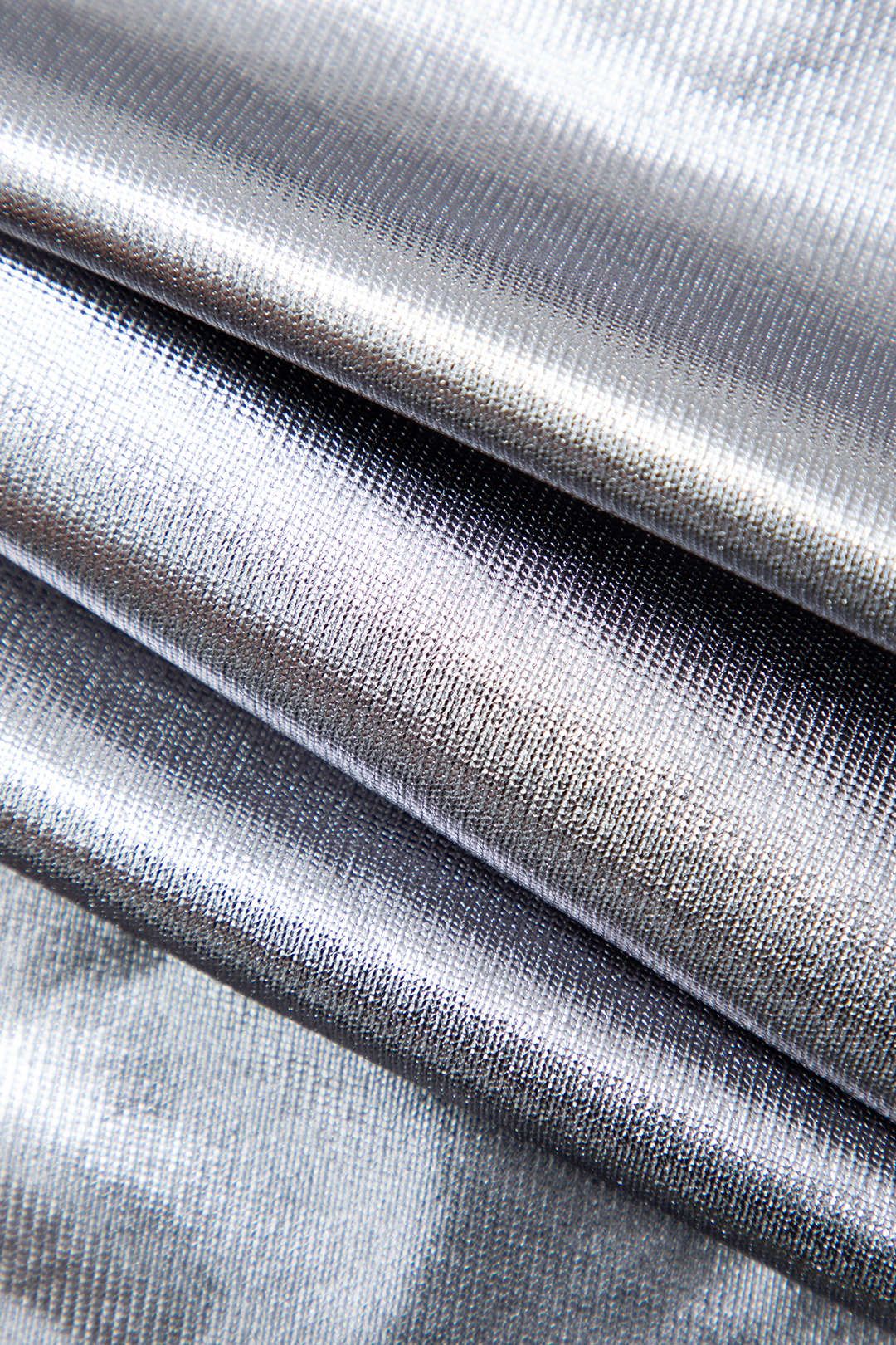 Metallic Round Neck T-shirt sold by Micas product image thumbnail 4