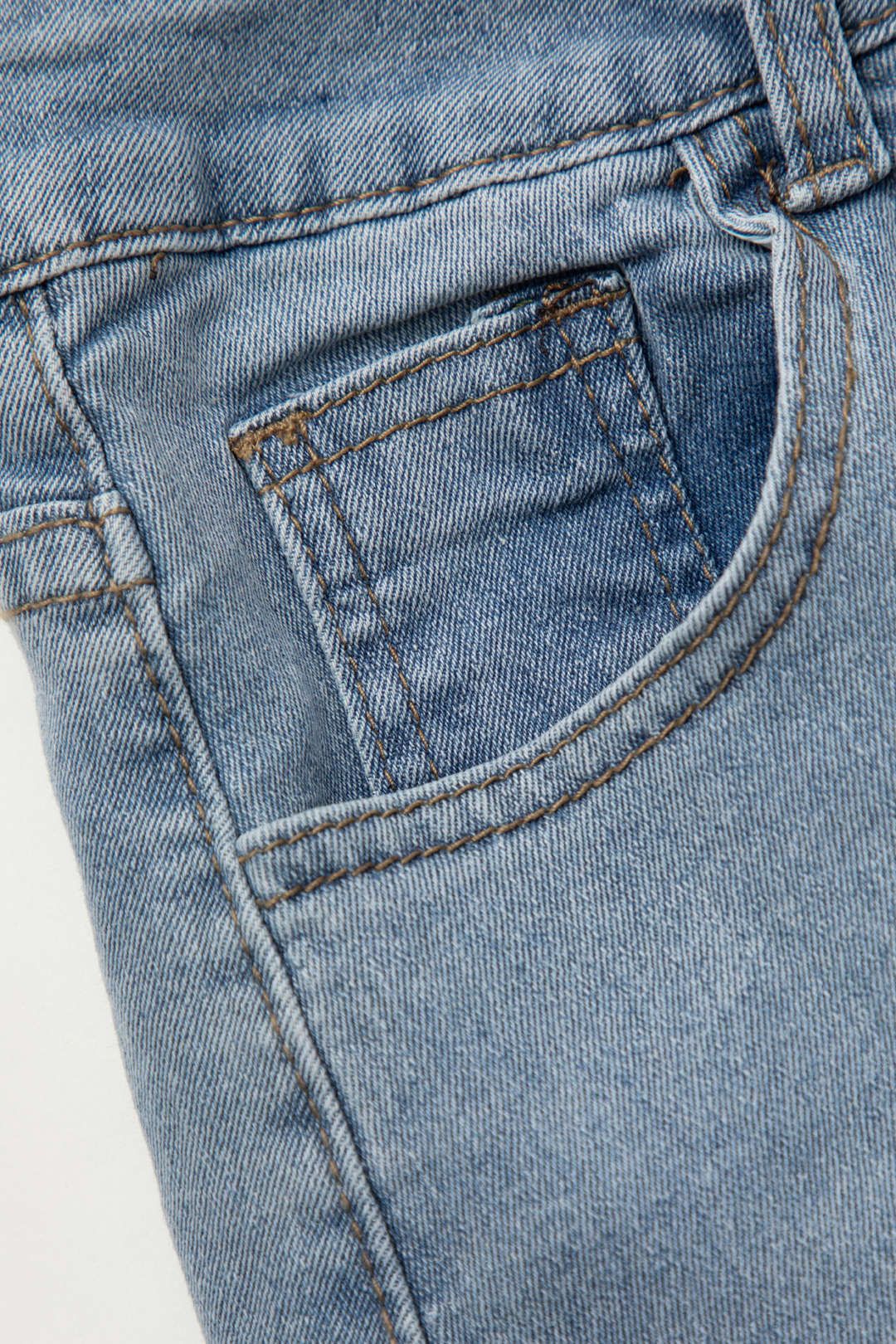 Denim Wrap Mini Skirt sold by Micas product image thumbnail 3