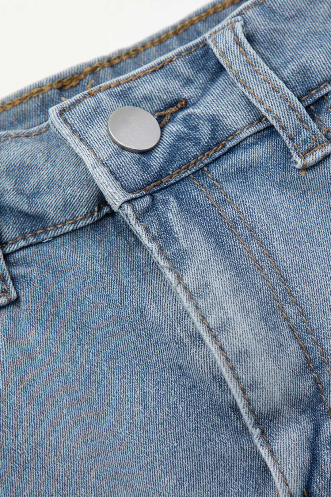 Denim Wrap Mini Skirt sold by Micas product image thumbnail 4