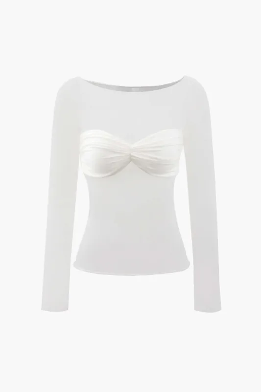 Ruched Off The Shoulder Top | Parallel