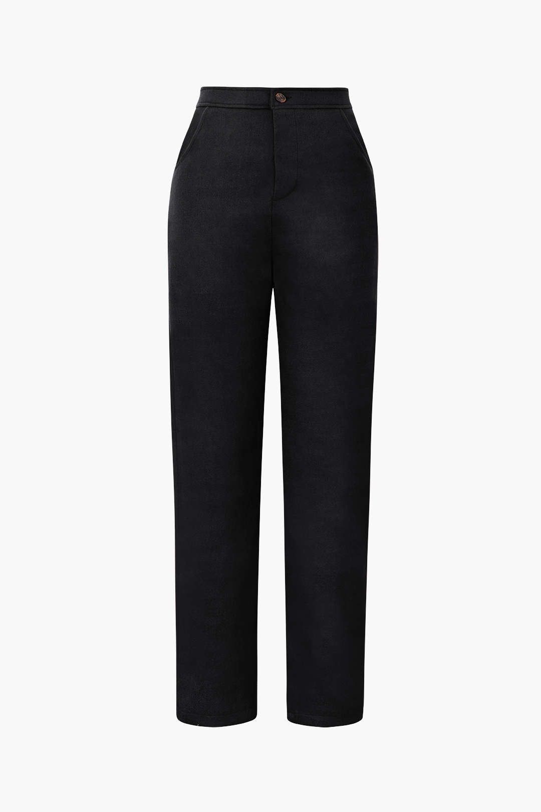 Wool Blend Straight Leg Pants sold by Micas product image thumbnail 2