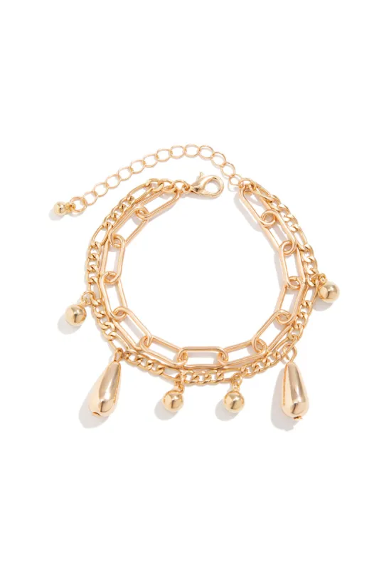 Layered Chain Bracelet sold by Micas