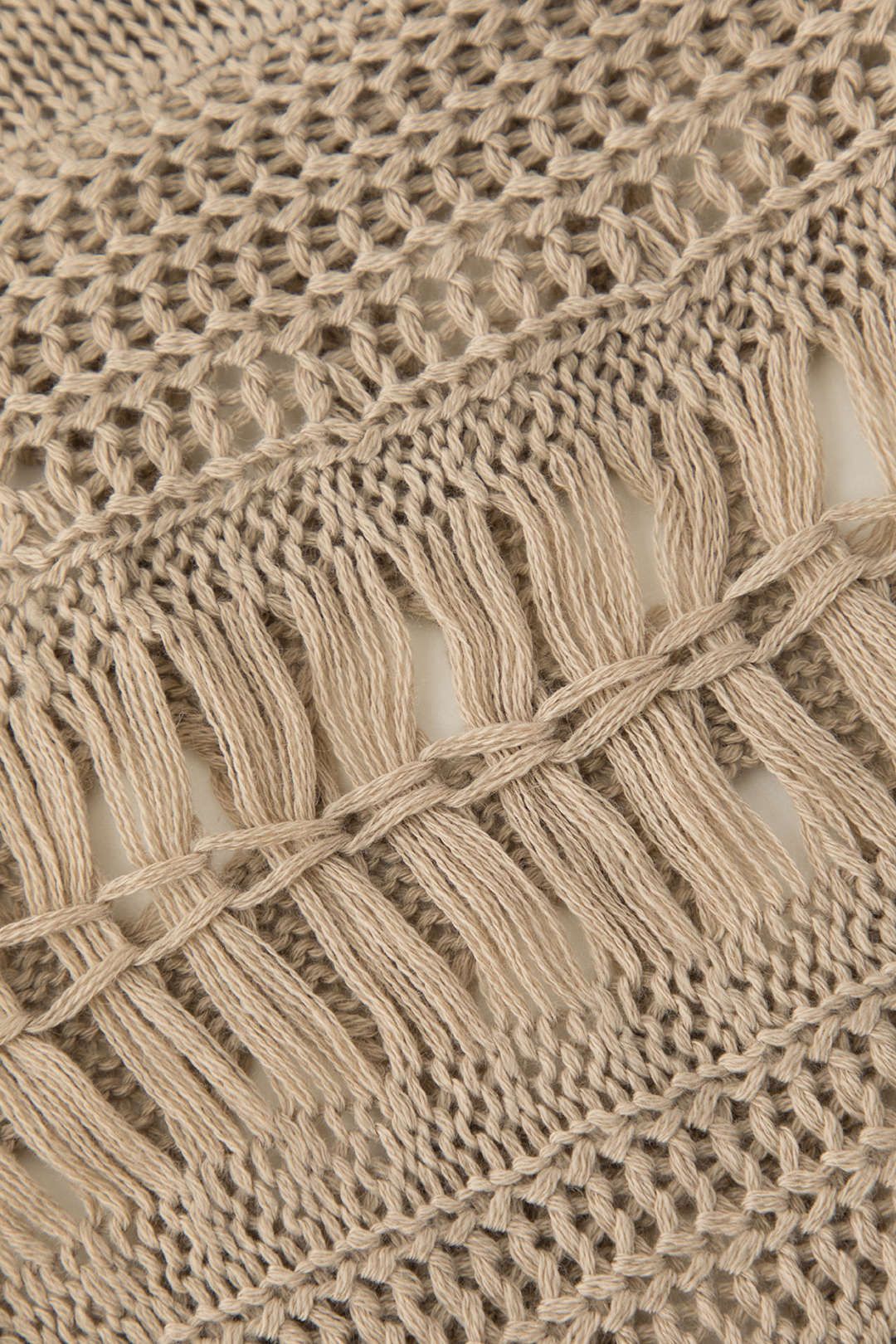 V-hals Keyhole Openwork Knit Cover Up kjole sold by Micas product image thumbnail 3