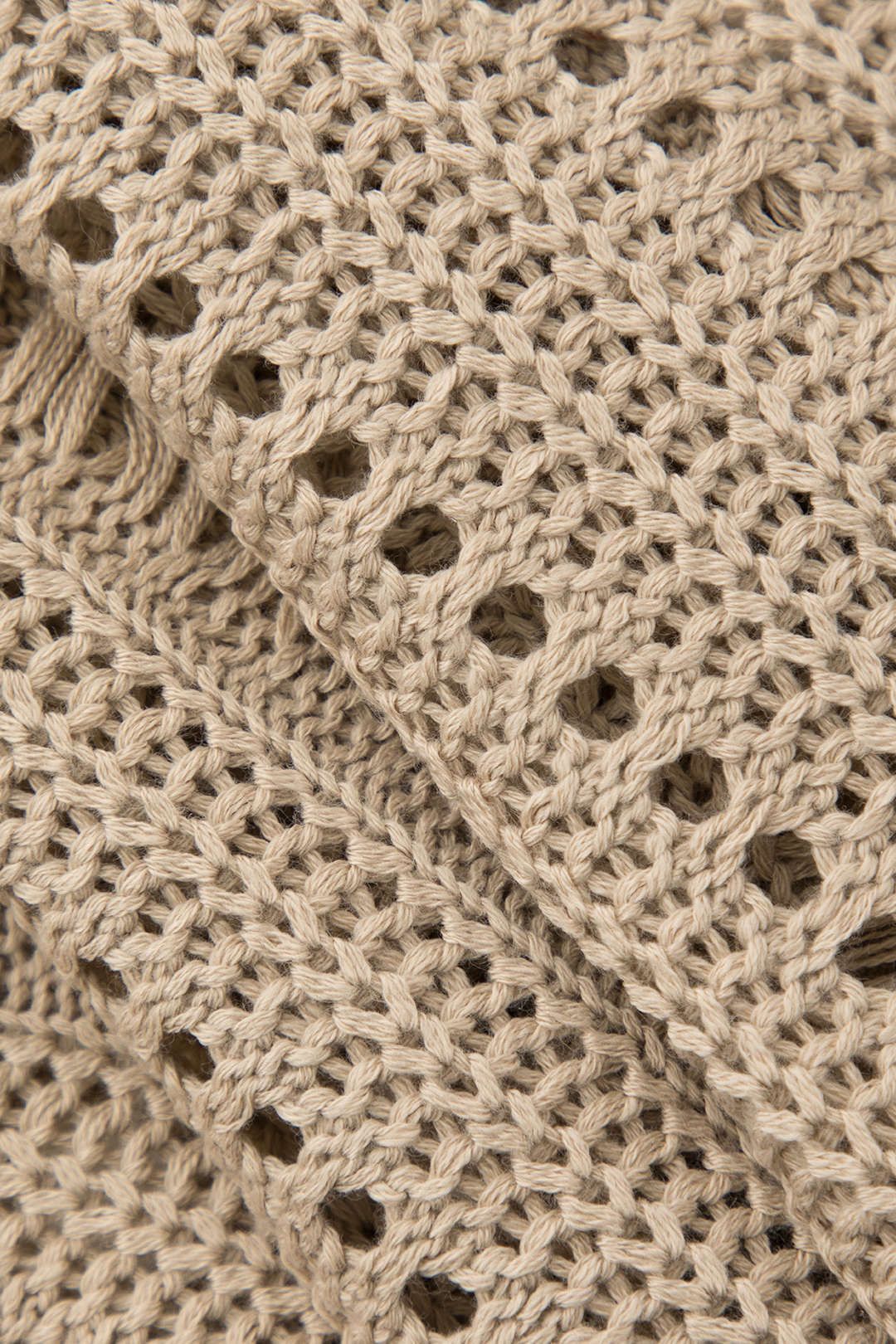 V-hals Keyhole Openwork Knit Cover Up kjole sold by Micas product image thumbnail 5