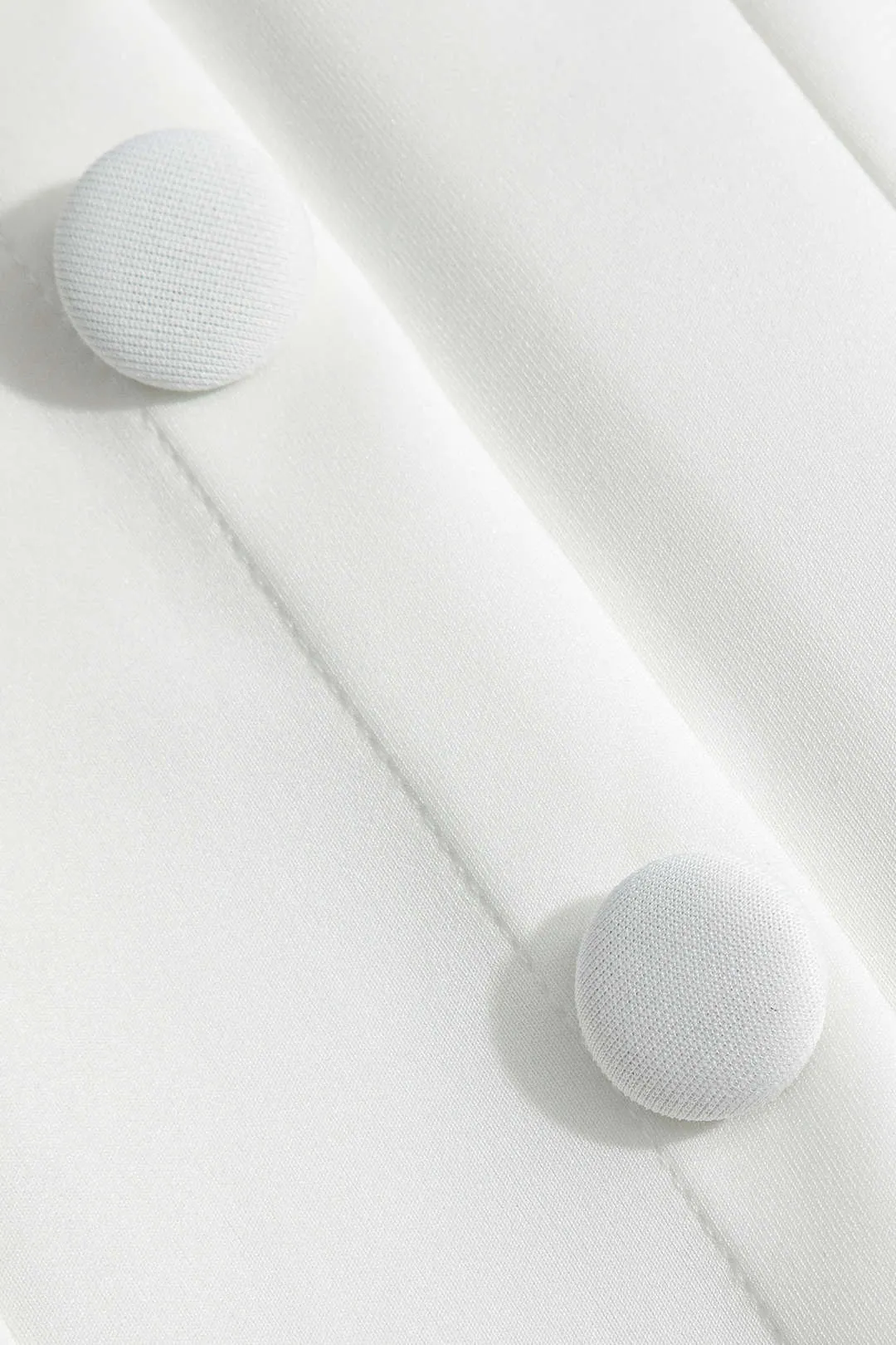 Knap op plisseret stropløs mini kjole sold by Micas product image thumbnail 4