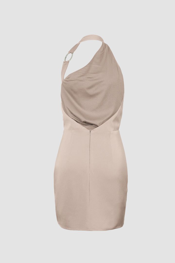 Halter Satin Mini Dress sold by Micas product image thumbnail 3