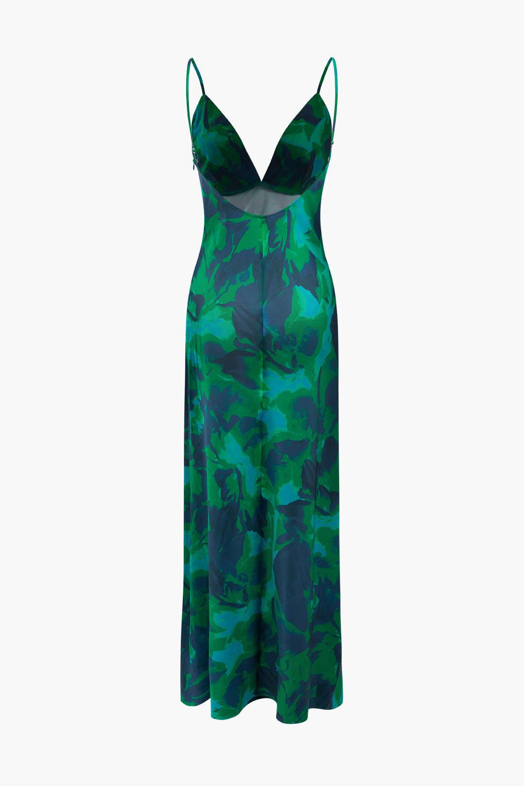 Floral Print V-neck Backless Maxi Dress sold by Micas product image thumbnail 2