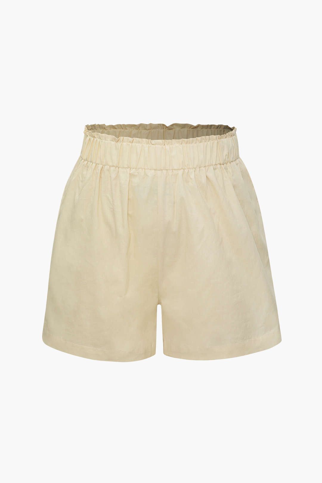 Drop Shoulder Button Up Shirt And Elastic Waist Shorts Set sold by Micas product image thumbnail 4