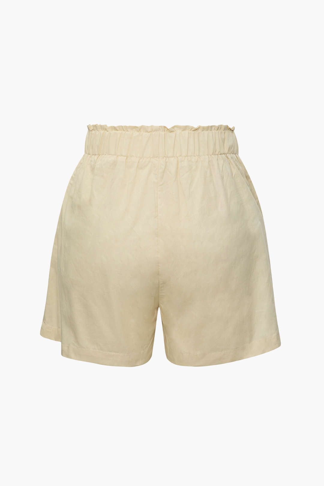 Drop Shoulder Button Up Shirt And Elastic Waist Shorts Set sold by Micas product image thumbnail 5