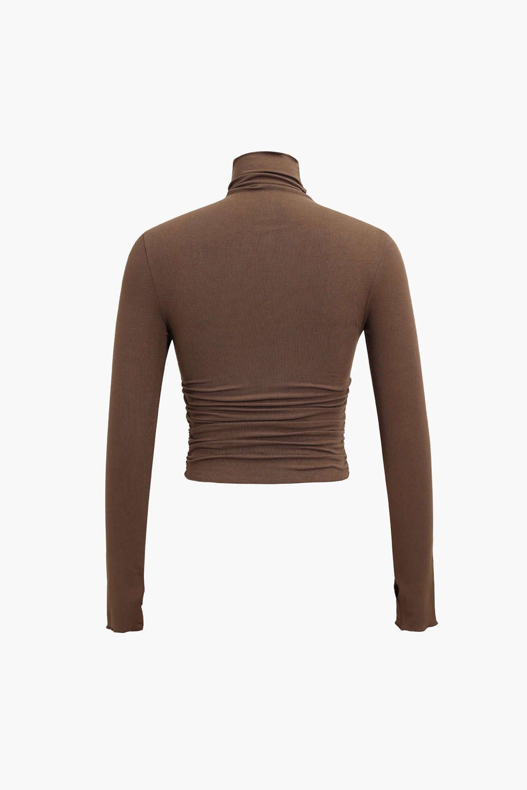 Twist Detail Turtleneck Long Sleeve Top sold by Micas product image thumbnail 2