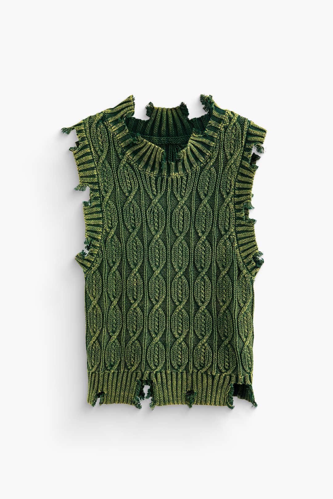 Distressed Sleeveless Knit Top sold by Micas product image thumbnail 5