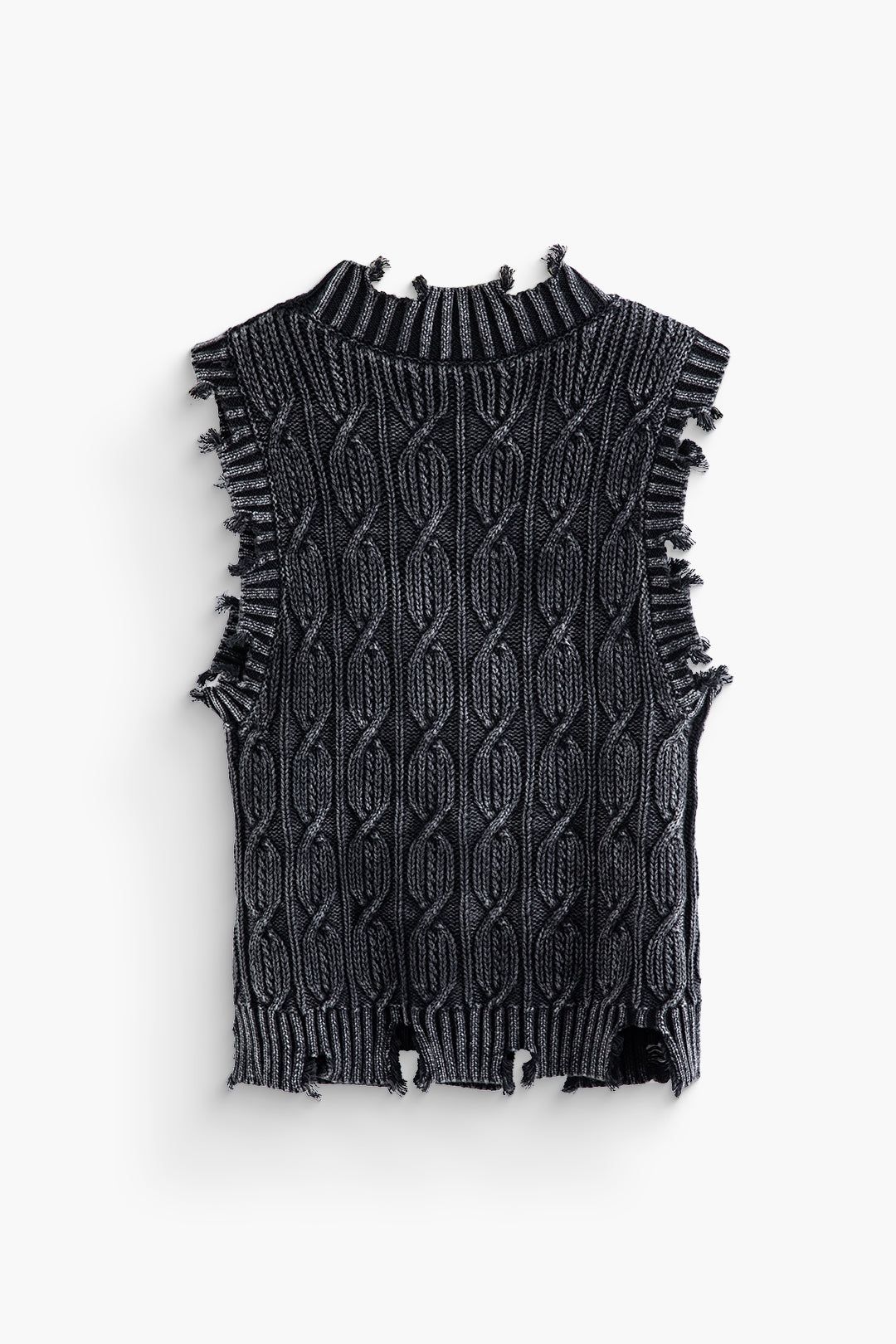 Distressed Sleeveless Knit Top sold by Micas product image thumbnail 2