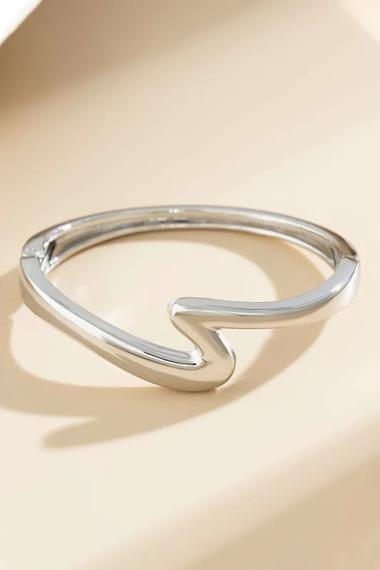 Irregular Curved Bangle Bracelet sold by Micas